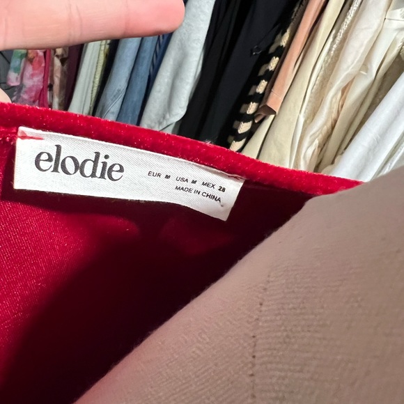 Elodie Velvet Top. NWOT - Picture 4 of 4